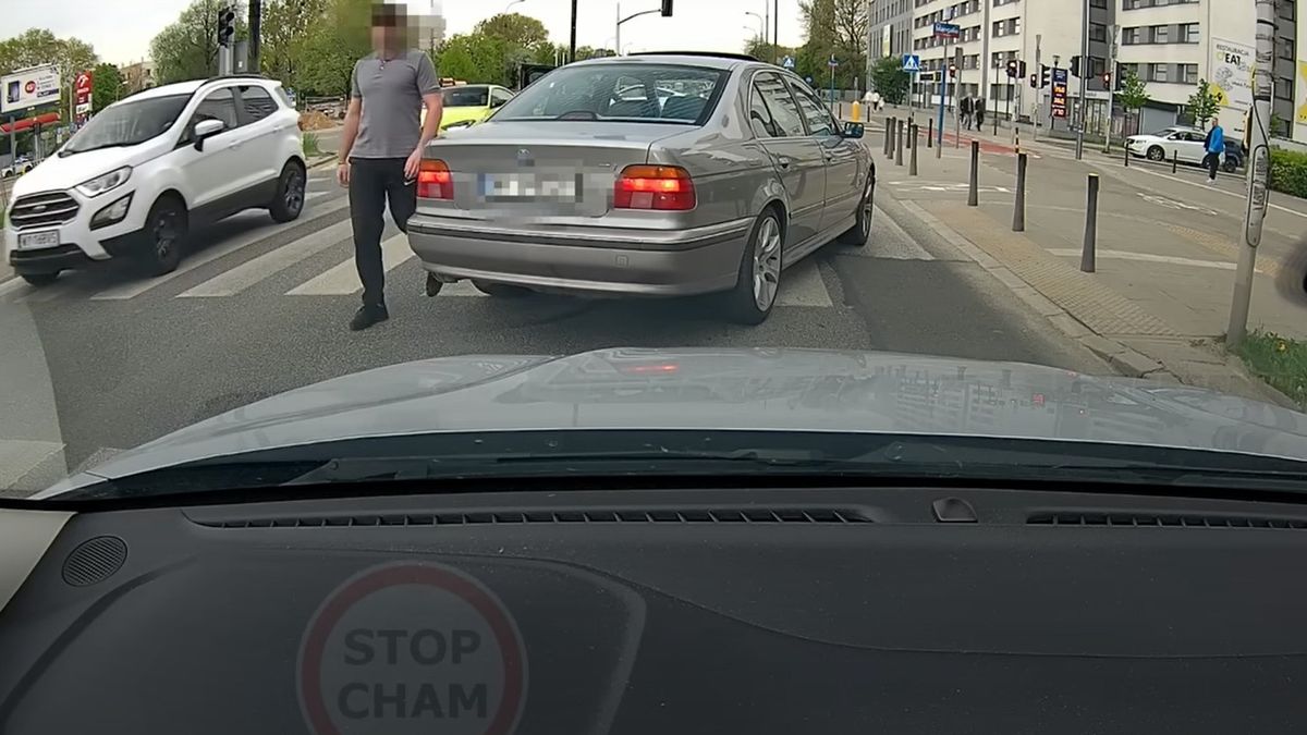 Kierowca BMW nie miał racji, choć uważał inaczej