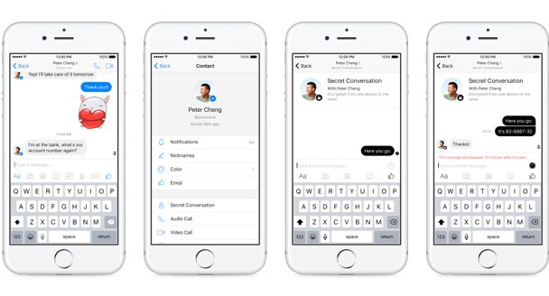 Facebook razem z szyfrowaniem wiadomości wprowadza funkcję znaną ze Snapchata