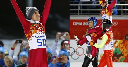 PIERWSZE ZŁOTO DLA POLSKI! Kamil Stoch mistrzem w Soczi! (ZDJĘCIA)