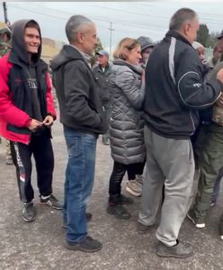Są tuż przy granicy. Tak witają ich Ukraińcy