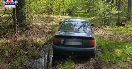 Nie chciało mu się wracać pieszo do domu. Ukradł rower, a następnie samochód