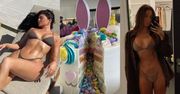 Wielkanoc według Kardashianek: kąpiele słoneczne, przymiarki skąpych bikini i fantazyjne wypieki (ZDJĘCIA)