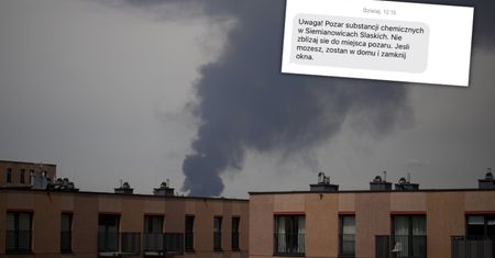 Całe składowisko odpadów w płomieniach. "Zamknij okna"