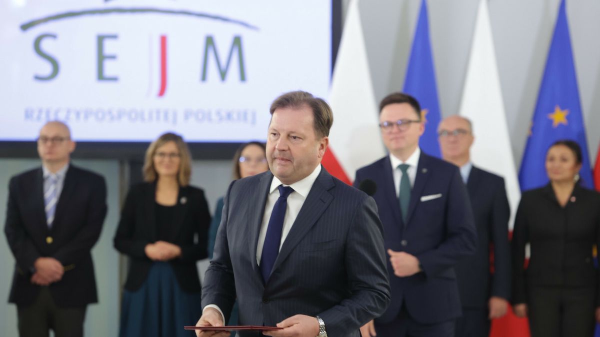 Powołanie nowych członków Trybunału Stanu. Na zdjęciu mec. Marek Małecki