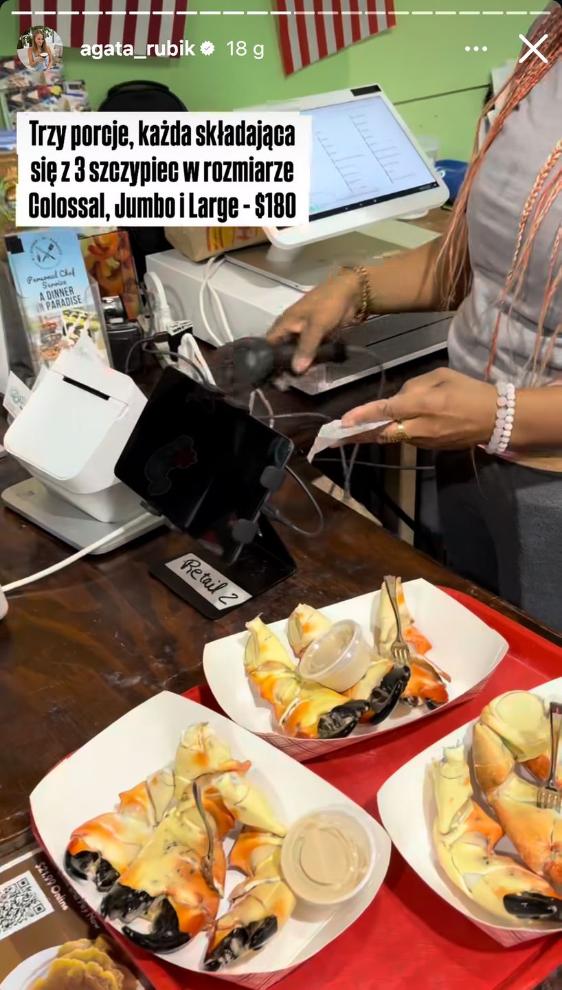 Agata Rubik zabrała rodziców na kraby