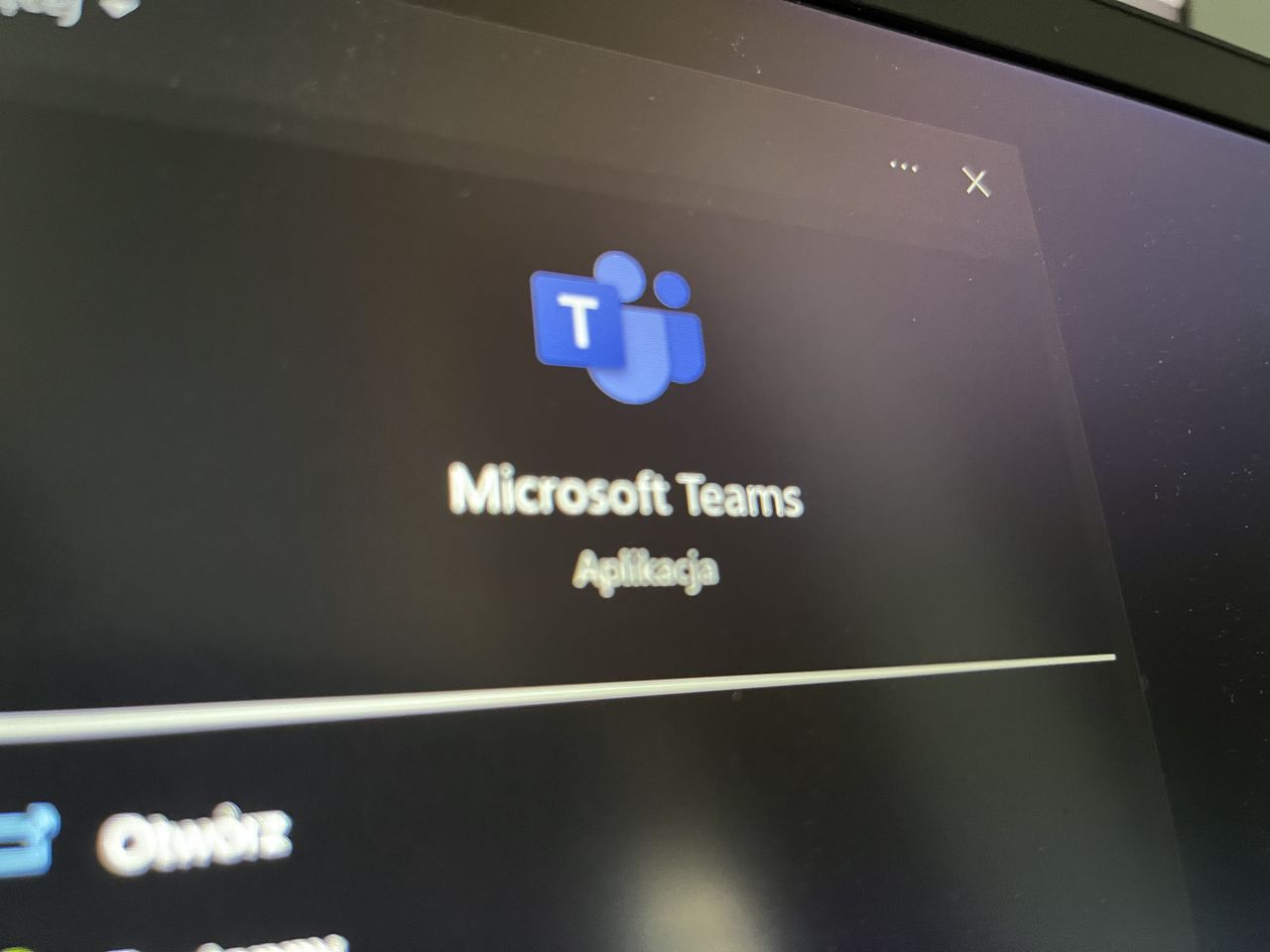 Microsoft Teams na Windows.