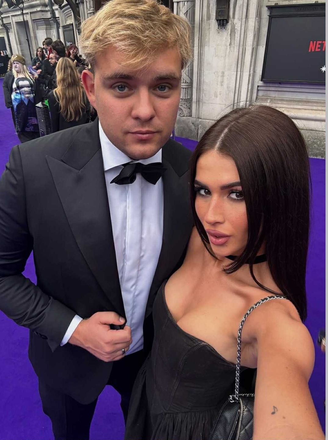 Roksana Węgiel i Kevin Mglej na londyńskiej premierze "Wednesday