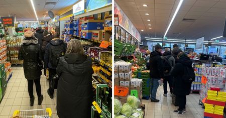 "Istny kataklizm" w Biedronce. Tego się nie spodziewał. Aż zrobił zdjęcie