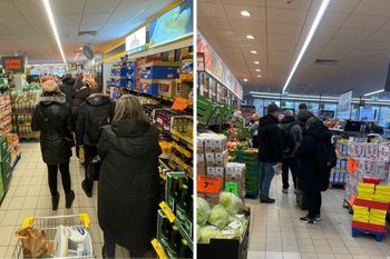 "Istny kataklizm" w Biedronce. Tego się nie spodziewał. Aż zrobił zdjęcie