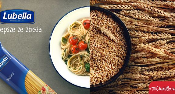 Makarony Lubella reklamowane jako "najlepsze ze zboża"