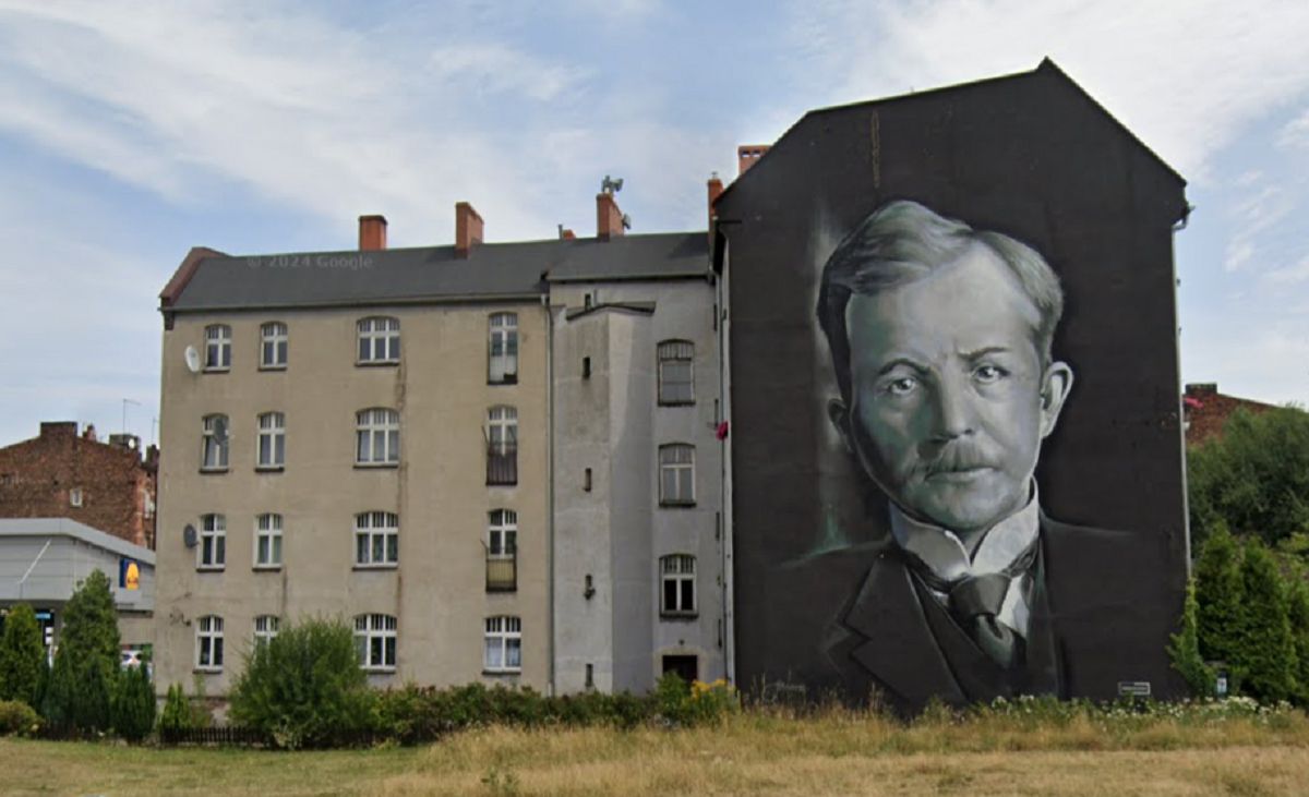 Mural Korfantego powstał w 2018 roku