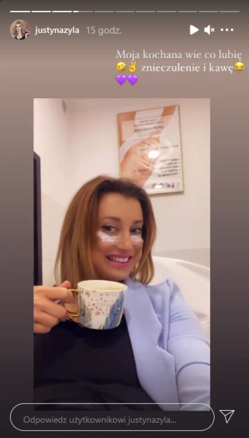 Justyna Żyła relacjonuje wizytę w klinice medycyny estetycznej