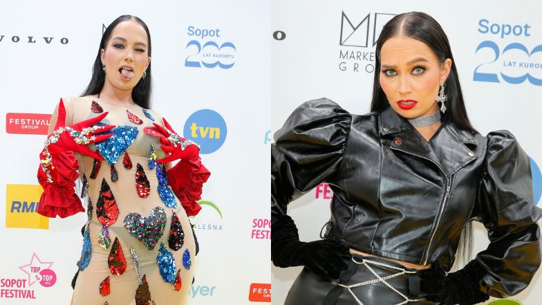 Internauci krytykują stylizacje Mery Spolsky na festiwalu w Sopocie