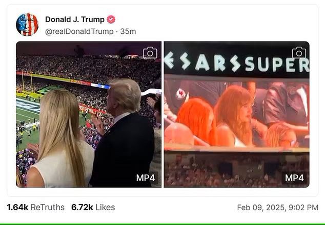 Donald Trump macht sich über Taylor Swift lustig.