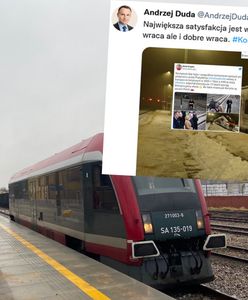 Andrzej Duda załatwił ten pociąg. No to pojechaliśmy z Końskich w Polskę