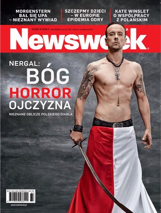 Wojna trwa: Nergal UBRANY W POLSKĄ FLAGĘ!