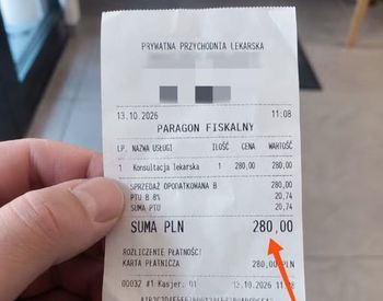 Poszedł na prywatną wizytę do lekarza. Trwała 2 minuty. Nie kryje wściekłości