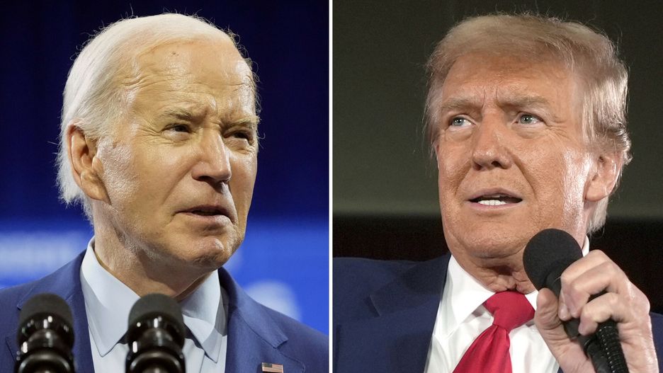 Archiwum zagraniczne East News 2024-05
In this combination photo, President Joe Biden speaks May 2, 2024, in Wilmington, N.C., left, and Republican presidential candidate former President Donald Trump speaks at a campaign rally, May 1, 2024, in Waukesha, Wis. President Joe Biden says he won?t participate in the campaign debates sponsored by a nonpartisan commission, instead challenging Republican Donald Trump to a pair of debates. Biden said Wednesday that Trump lost two debates to him in 2020 and since then, he hasn?t shown up for a debate. Biden proposes debating Trump twice. (AP Photo)
Alex Brandon