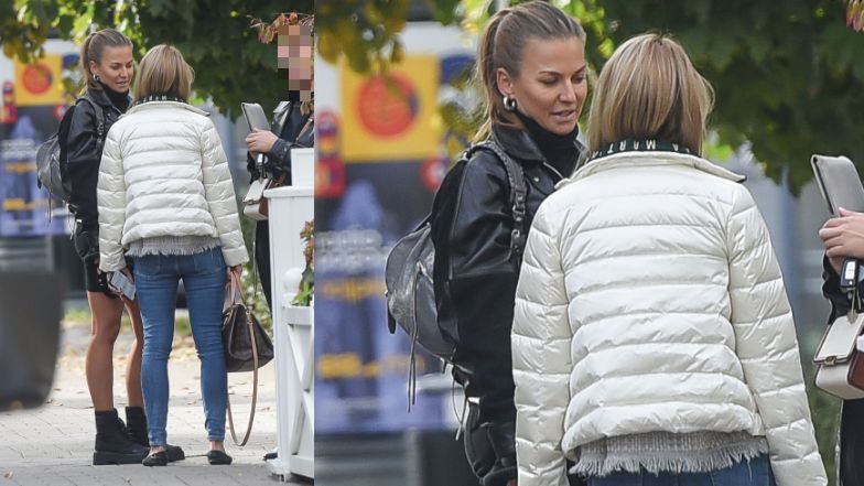 Anna Lewandowska w szortach i ramonesce