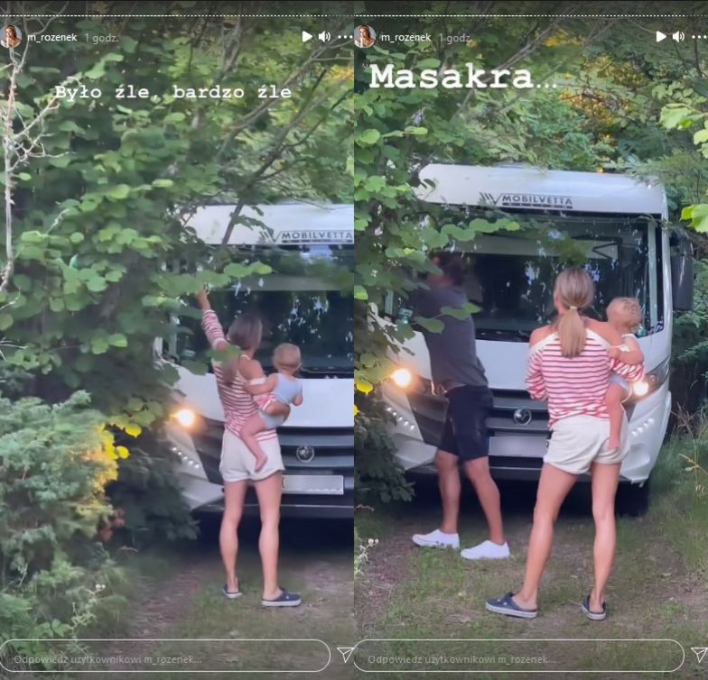 Majdany utknęły w lesie