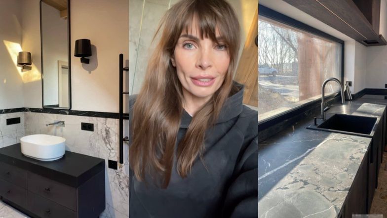 Agnieszka Dygant pokazuje wnętrze domu 
