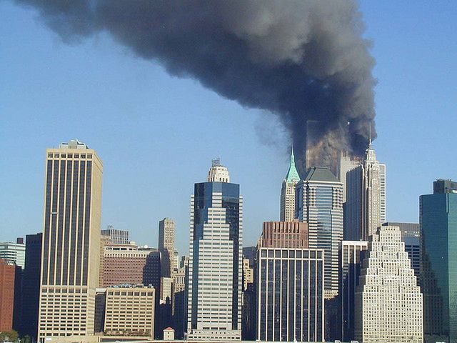 Atak na World Trade Center widziany z kosmosu [wideo]