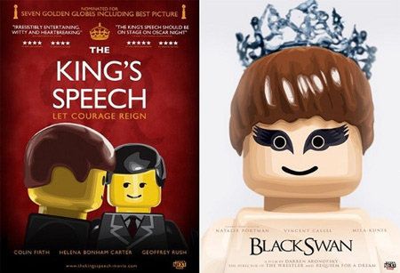 Oscarowe hity w stylu LEGO