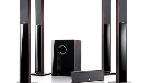 Głośniki w drewnie z orzechowca 1