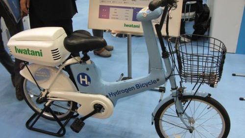 Elektryczny rower napędzany wodorem 1
