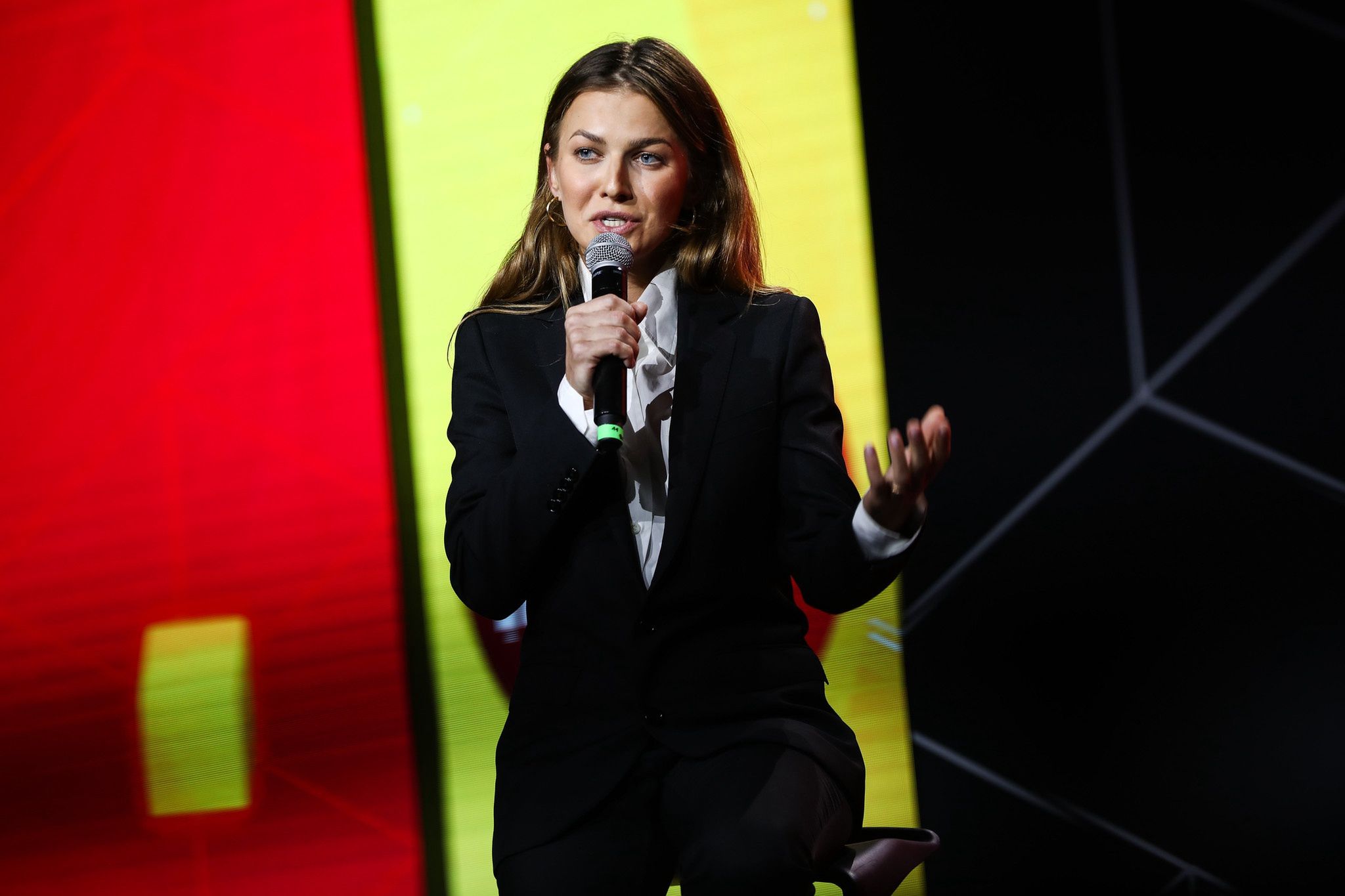 Anna Lewandowska zadaje szyku na kongresie
