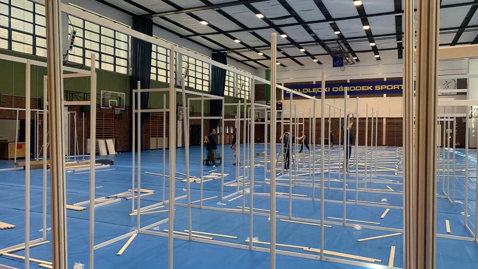 Warszawa. Trwają prace przy miejskich punktach szczepień