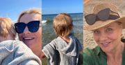 Małgorzata Ostrowska-Królikowska zacieśnia więzi z wnukiem na wczasach: "ZACHWYT" (ZDJĘCIA)