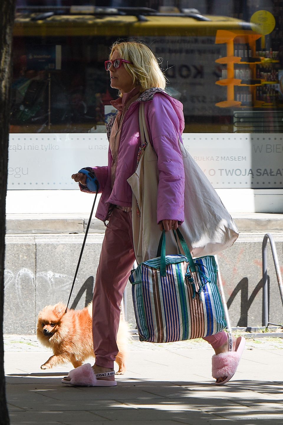 Edyta Olszówka łamie przepisy i mknie na shopping