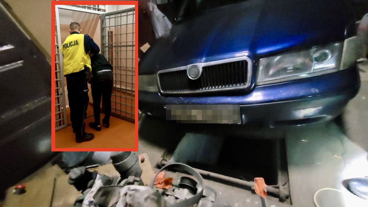 Słupscy funkcjonariusze  ścigali kierowcę, którego auto wzbudził