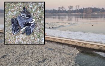 Lód załamał się pod łyżwiarzem. Dramatyczna akcja ratunkowa na jeziorze