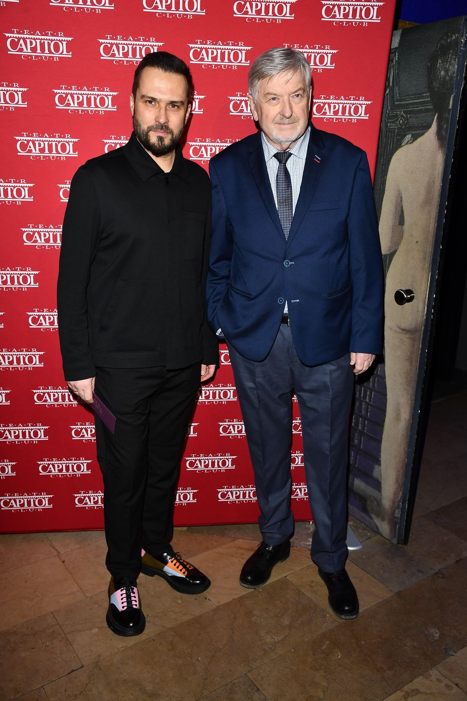 Michał Lesień na premierze "Łóżko pełne cudzoziemców"