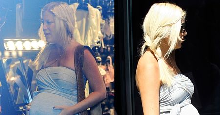 Tori Spelling w BARDZO ZAAWANSOWANEJ ciąży (ZDJĘCIA)