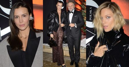 Gwiazdy pozują na imprezie "Vogue'a": naturalna Sara Boruc, przeszywająca wzrokiem Anja Rubik i Katarzyna Sokołowska z mężem (ZDJĘCIA)