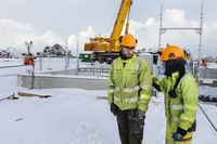 The Northern Lights Carbon Capture and Storage Project
Workers at an entrance to the CO2 pipeline access tunnel at the Northern Lights carbon capture and storage project, controlled by Equinor ASA, Shell Plc and TotalEnergies SE, at Blomoyna, Norway, on Friday, Jan. 19, 2024. Part of a $2.6 billion network, the facility is set to pump climate-warming carbon dioxide from manufacturing sites in Europe into an untouched saline aquifer deep below the seabed. Photographer: Andrea Gjestvang/Bloomberg via Getty Images
Bloomberg
carbon storage, terminal, enterprise2024, european, ccs, longship project, norwegian, carbon capture and storage, co2, nordic, esg carbon capture, emea