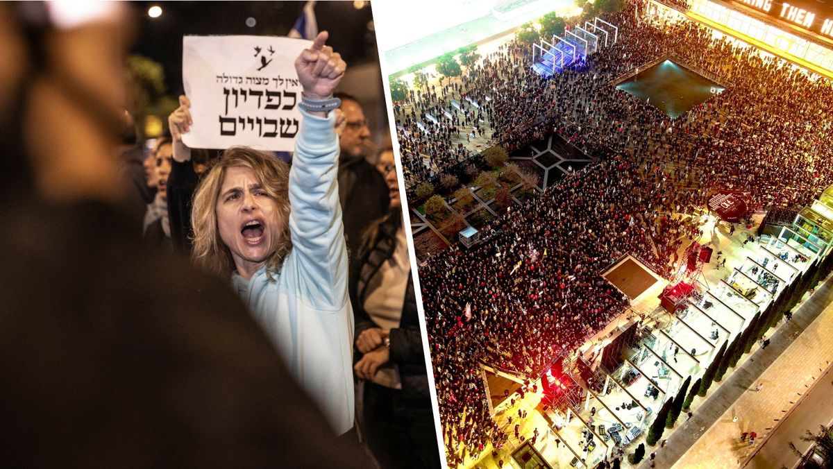 Masowe protesty w Tel Awiwie