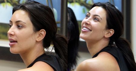 Kim Kardashian bez makijażu... (ZDJĘCIA)