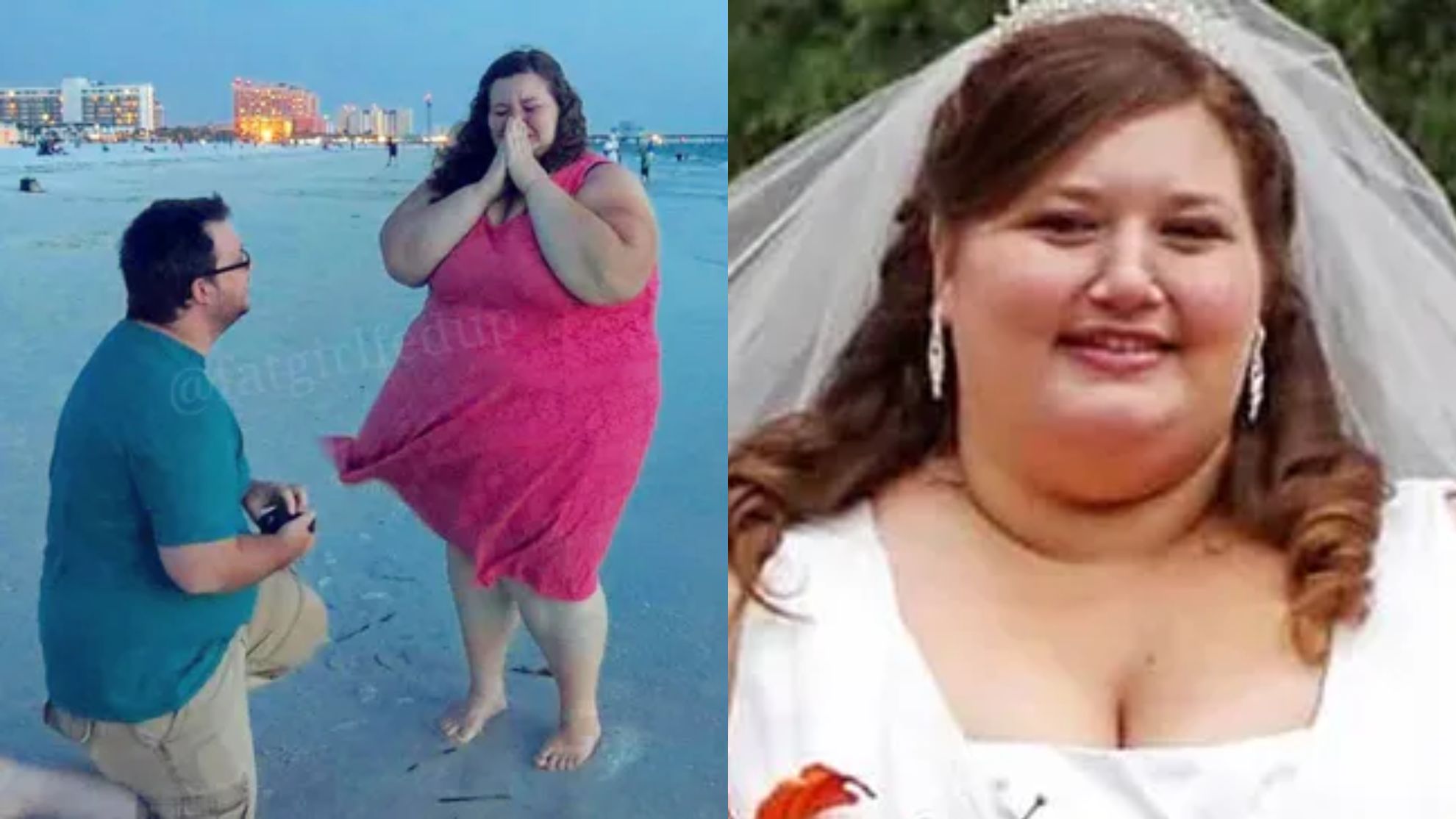 W dniu ślubu ważyła niemal ćwierć tony. Tak dziś wygląda