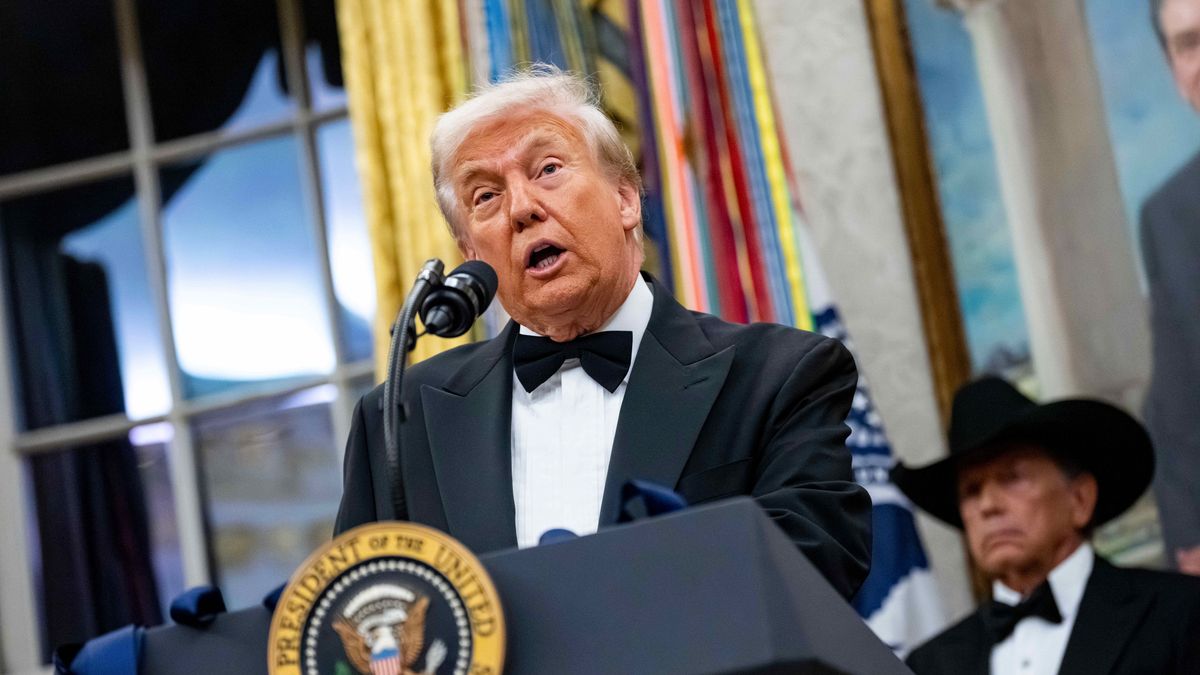 Donald Trump podczas Kennedy Center Honors