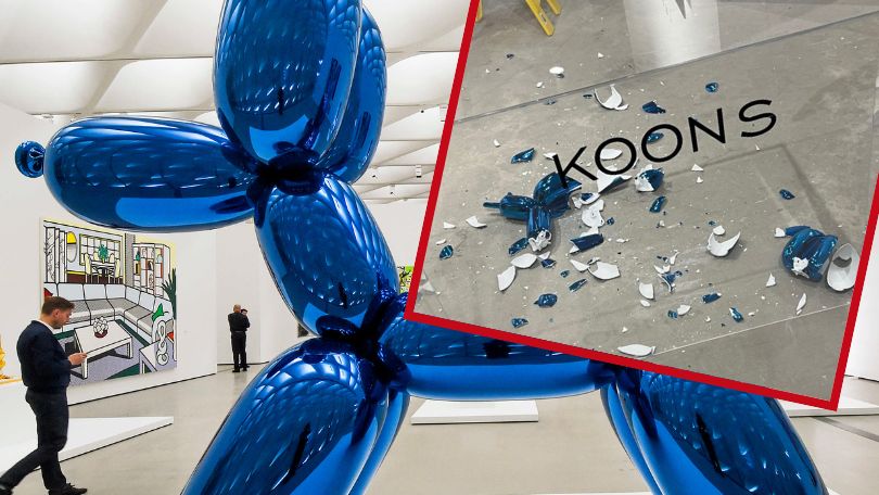 Niebieski „Balloon dog”