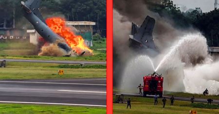 Wojskowy AN-32 wypadł z pasa. Tak doszło do katastrofy w Indiach