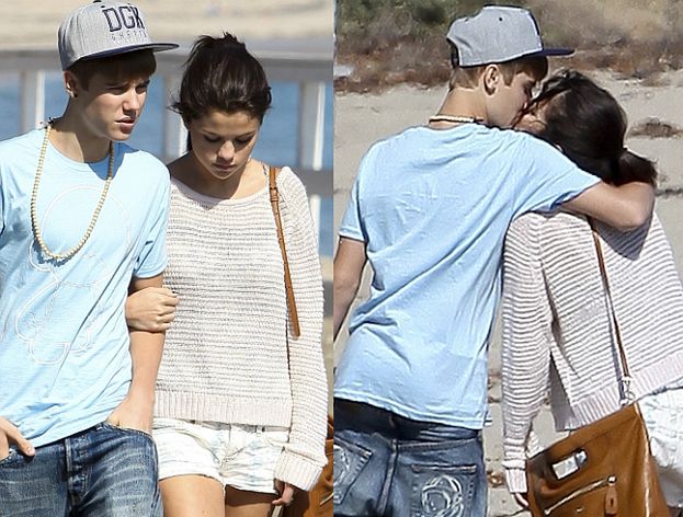 Selena i Justin Bieber na plaży (ZDJĘCIA)