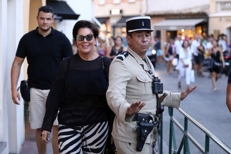 Kris Jenner na luksusowych zakupach w St. Tropez