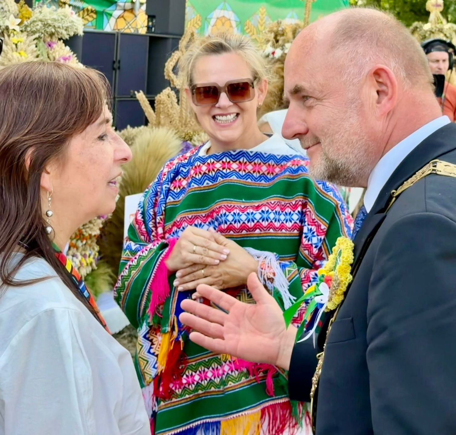 Wizyta ambasador Peru na dożynkach wojewódzkich w Rypinie