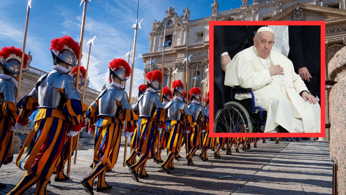 Papież od dziesięciu dni przebywa w szpitalu. Członkowie Gwardii