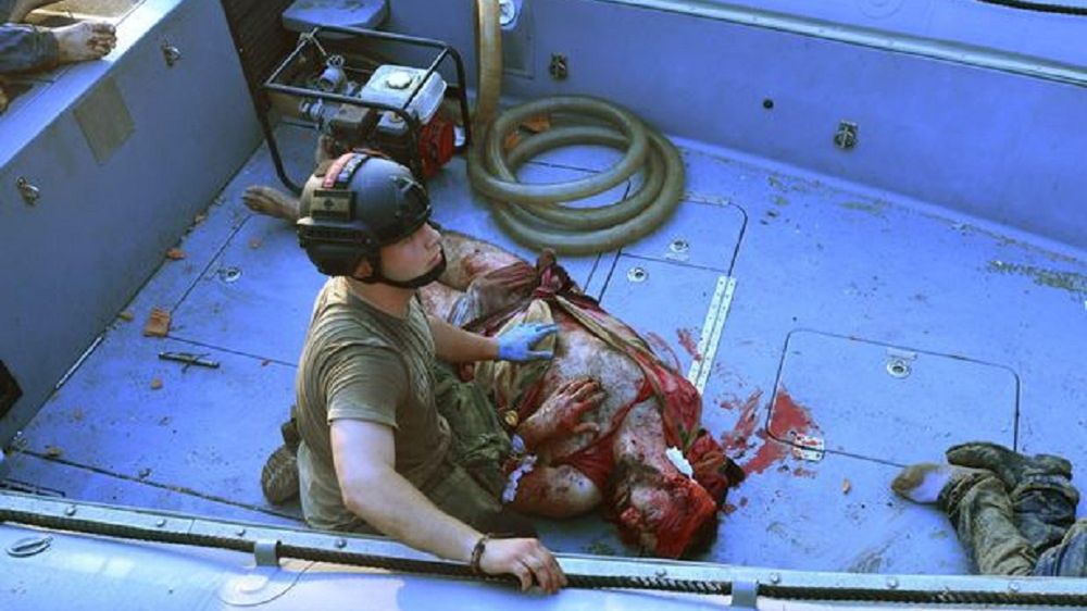 Mężczyzna znaleziony w morzu 30 godzin po eksplozji